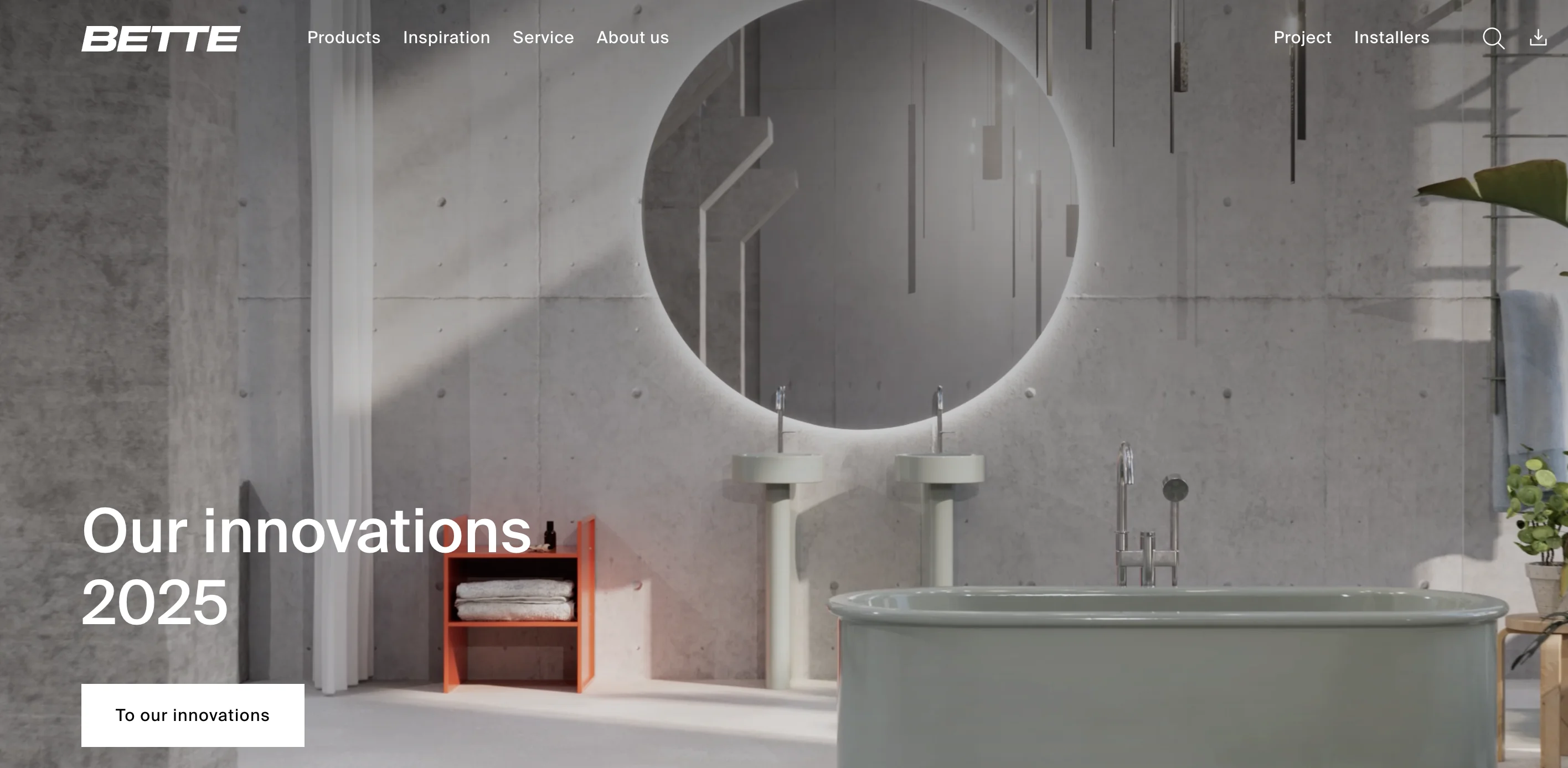 Bette website screenshot